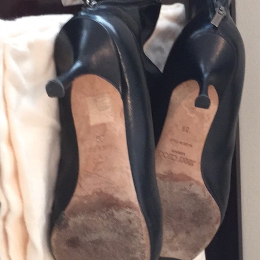 Jimmy Choo black leather ankle boots - Picture 5 of 5